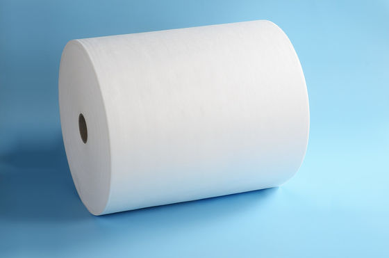 Cổ đàn hồi không thấm nước Màu xanh trắng PE Màng bảo vệ Trị liệu Ung thư Áo choàng cách ly dùng một lần