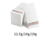 12.5g Serviettes Khăn ăn Giấy ăn tối 19g Khăn ăn vải lanh dùng một lần
