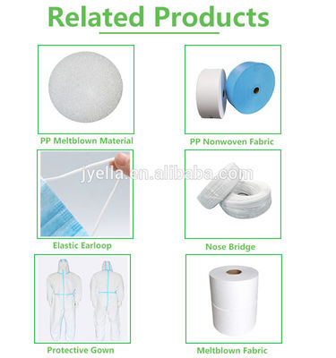175cm 25gsm Polypropylene Spunbond và Meltblown Vải không dệt
