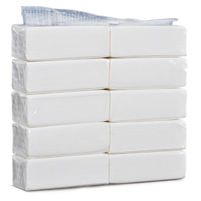 105g Giấy vệ sinh thấm hút Khăn giấy Giấy gỗ Bột giấy 2Ply / 150 kéo Gói lớn
